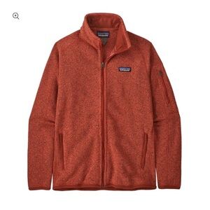 Patagonia Vibrant Red Fleece Jacket, Better Sweater® Fleece Jacket, Women’s L